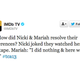 Image for article titled Mariah Carey & Nicki Minaj Fight in Front of Live Audience of TV Critics During Press Tour